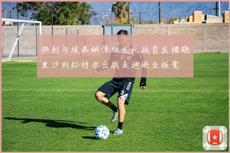 热刺与埃弗顿保级生死战首发揭晓里沙利松特尔出战麦迪逊坐板凳
